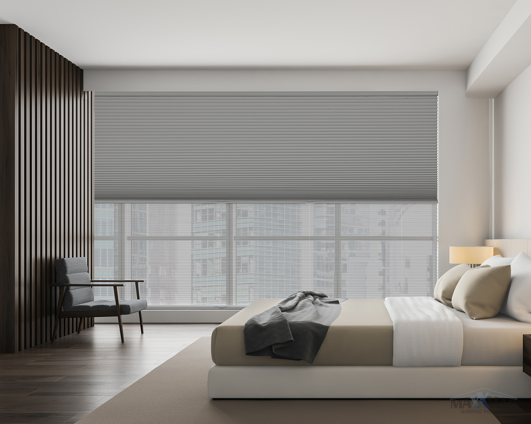 Cellular Shade - Day:Night 3 Roller Shades Maxxmar