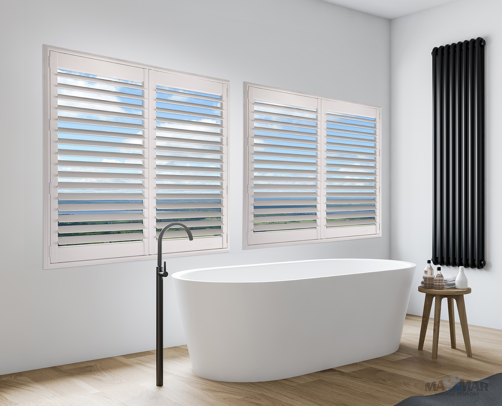 Maxxmar Cashmere Wood Shutter 2